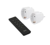 Kit 2 prises nano Schuko + télécommande - Chacon