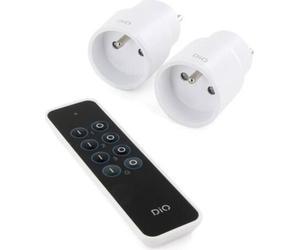 Kit 2 Prises Nano Télécommandées Chacon DiO, 2300W, On/Off, Contrôle à Distance, Compatible DiO