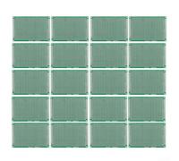 Kit 20x Plaque PCB Double Face FR4 5x7cm Soudure | FR4 pour fibre verre, étain pré-appliqué, anti-fusion, pour idéal soudure composants, kit 20 pièces