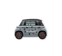 Kit 22 Autocollants Déco ''léopard'' Pour Voiture Sans Permis Abs