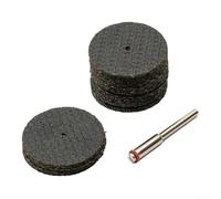 Kit 25 Lames de Scie Résine 32mm pour Métaux Tendres | métaux divers, boulons, , inclus mandrin 2mm, diamètre 32mm, usage sûr et efficace