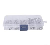 Kit 250 Tête M3-M8 Acier 304 Kit 250 Tête M3-M8 Acier 304 Kit | Acier 304, pointe conique, hex creux, tailles pour m3 à M8, haute résistance torsion