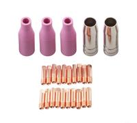 Kit 25PCS Pointes pour contact 0.8/1.0mm pour MIG MB15 Kit 25PCS | 20 pointes pour contact pour cuivre, tailles 0.8mm et 1.0mm, compatibilité MB15, 15AK, 14AK, installation rapide