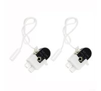 Kit 2PCS Interrupteur Rotatif pour Plafonnier | Rotation fluide, arrêt net, pour idéal chevet, 250V 2A, sécurité enfant