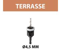 Kit 3 forets spécial terrasse Ø4,5mm DIAGER