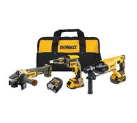 Kit 3 outils 18 Volts : DCF620 - DCH133 - DCG405 - DEWALT - avec 2 batteries 2,0 et 4,0 Ah 18V - chargeur - sac - DCK308DM