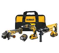 Kit 3 outils 18 Volts : DCF620 - DCH133 - DCG405 - DEWALT - avec 2 batteries 2,0 et 4,0 Ah 18V - chargeur - sac - DCK308DM