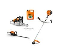 Kit 3 outils (HS 45 + MS 162 + FS 70 C-E) + carburant MotoMix 5L + chaîne tronçonneuse - STIHL