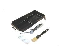 Kit 3 pièces pinceau, rouleau et bac pour petites surfaces finition velours