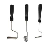 Kit 3 Rouleaux Fibre De Verre Aluminium (28-30cm) - Éliminateur Bulles Résine Professionnel - Gain Temps 50% Réduction Matériau - Pour Stratification FRP/Bateau/Carrosserie Atelier Pro
