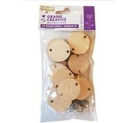 Kit 30 rondelles bois de rechange pour Calendrier des anniversaires Beige G