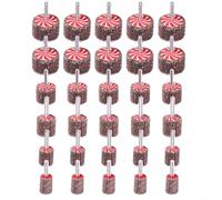 Kit 30pcs Meules à Lamelles Grit 80 pour Perceuse | 30 , grit 80, 6 diamètres, aluminium oxyde, métal et pour bois, débavurage efficace