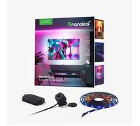 Nanoleaf Kit 4D Screen Mirror + Kit Lightstrip pour téléviseurs et écrans jusqu'à 85"/215 cm - Ruban LED RGBW connecté + Caméra, Thread & Wifi, Compatible Amazon Alexa Google Home Apple