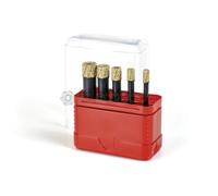KIT 5 FRAISE DIAMANTÉE POUR PERÇAGE A SEC ET EAU FAJ MONTOLIT MONDRILLO FAJVA-N