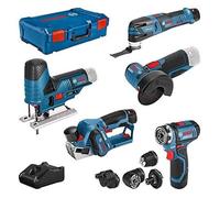 Kit 5 Outils - BOSCH PROFESSIONAL - COMBO KIT 12V - 5 Outils Sans Fil - 3 Batteries - Chargeur Rapide
