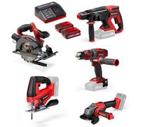 Kit 5 outils sans fil - TE-TK 18/5 +2 Power X-Change - 2 batteries 3 Ah et chargeur