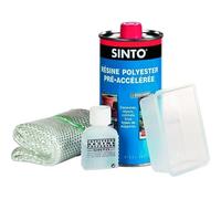 Sinto Kit résine polyester 139550 - 0,5 L avec tissu renfort