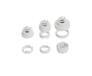 Kit 6 adaptateurs Smart TRV Danfoss RA, RAVL, RAV, M28x1,5, Caleffi, Giacomini - Delta Dore 6200282