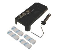 Kit 6 pièces rouleau et bac pour peinture acrylique