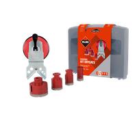 Kit 6 trépans diamantés DRYGRES - M14 Ø 6, 8, 20, 35, 50 et 68 mm - RUBI - 50996