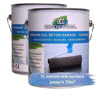 Kit 7L - Primaire incolore pour sol de garage, terrasse, cave - Haute adhérence et imperméabilité