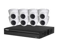 Kit 8 caméras dômes 5Mpx vidéo Surveillance DAHUA