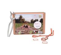 TRAPPERS and CO - Kit Complet 8 Pièges + 10 Détentes Amorçage - Taupes Rats Campagnol - Type Putange Rigide Haute Qualité Simple d'Utilisation sans Danger ni Substance Toxique - Réutilisable