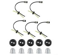 Kit à Carburant et Joint pour Débroussailleuse Kit à Carburant | Plastic And Rubber Construction, Fits 2/4-stroke Engines, 18mm Tank Diameter, Easy Installation, Hedge Trimmer Compatible