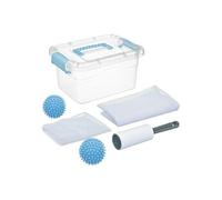 - Kit à Linge 6 Pièces "Maldon" 25cm Bleu