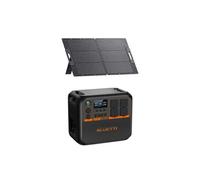 Kit AC200PL avec Panneau Solaire 100W - Batterie 2304Wh, Générateur solaire 4x2400W
