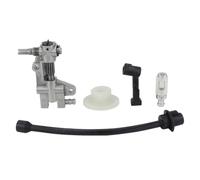 Kit Accessoires pour Tronçonneuse à Essence, Pompe à Huile et Buse Noire | Ensemble de Cinq Pièces, Turbine Pratique, Démontage Facile, Restauration Lubrification, Entretien et Réparation de Chaîne