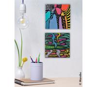 Kit acrylique Acryl Color Squeegee Art Pastel