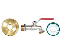 Boutté 8174838 R1000L-KIT-R15 Kit d'adaptateur de cuve 1000 L ø 60 avec Robinet 1/4 tour 15 x 21 Nez 20 x 27 G