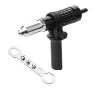 Kit adaptateur de perceuse pour rivets Manche Ergonomique Portable À Longue | Accessoire de perçage électrique Compact Polyvalent Robuste pour Bricoleur Chantier Entretien Atelier Réparation
