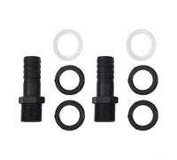 Kit adaptateur de tuyau pour la récupération de l'eau de pluie avec connecteurs en plastique de 25 mm et 4 rondelles de raccordement