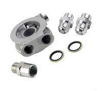 Kit Adaptateur Huille AN10 pour Circuit Refroidissement Kit Adaptateur | Thermostat intégré, bypass sous 80°C, réchauffe moteur rapide, raccords AN10, filetage M20x1.5