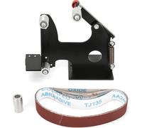 Kit adaptateur pour bande abrasive : transforme une meuleuse d'angle électrique en ponceuse à bande