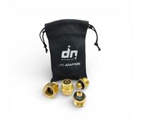 Kit adaptateurs bouteilles GPL Europe 4 pièces G.12 KLF avec sac de transport