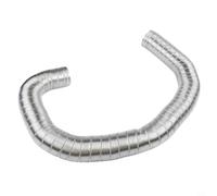 Kit Admission Air Poêle Granulés 5cm Tube Alu 152cm | 304 pour robuste, anti-corrosion, durée vie longue, résistant chaleur, montage mural sécurisé