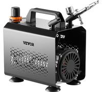 Kit aérographe Kit aérographe Compresseur d'air 1/6 HP 1 aérographe 3 embouts Peinture