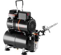 Kit aérographe Kit aérographe Compresseur d'air 1/6 HP Buse d'aérographe Tuyau Réservoir