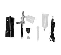 Kit aérographe rechargeable et aérographe sans fil PolyGen avec pression maximale de 27 PSI, temps de travail de 30 minutes, 2 gobelets de peinture pour bronzage, peinture et