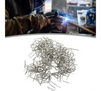 Kit Agrafes 100PCS 0.8mm Pour Soudeuse Plastique Kit Agrafes(E) | Acier inoxydable, pointe amovible, pour fissures plastiques, pare-chocs auto, pour fusion rapide