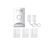 Kit alarme autonome détecteur mouvement 100 dB - capteurs porte x3