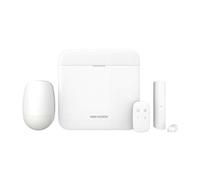 Hikvision Kit alarme AX Pro DS-PWA64-KIT-WE – Sans fil WiFi/GPRS, centrale 64 zones