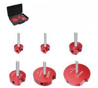 Kit Alésoir PVC 6 3/4-4 Pouces Carbure Kit Alésoir PVC 6 3/4-4 | 6 tailles incluses, insert carbure dur, tige hex 1/4, compatible pour perceuse standard, gain de temps