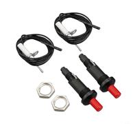 Kit Allumage Piézo 2 Packs pour gaz Barbecue Kit Allumage Piézo | 2 packs inclus, poussoir simple, compatible pour gaz naturel et propane, installation pour facile grils