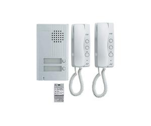 KIT ALU 2BP 2 COMBINES Kit portier audio KITDA2 - Aiphone 110548