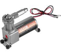Kit amortisseur à gaz VEVOR, 12 V, 100 PSI, système de compresseur d'air de voiture, kit de compresseur de suspension pneumatique avec système d'introduction et manomètre et conduite d'air