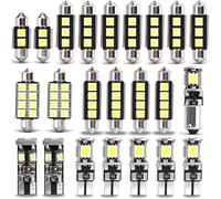 Kit Ampoules LED Voiture 23pcs T10 W5W C5W 31/36/42mm 6000K Sans Erreur